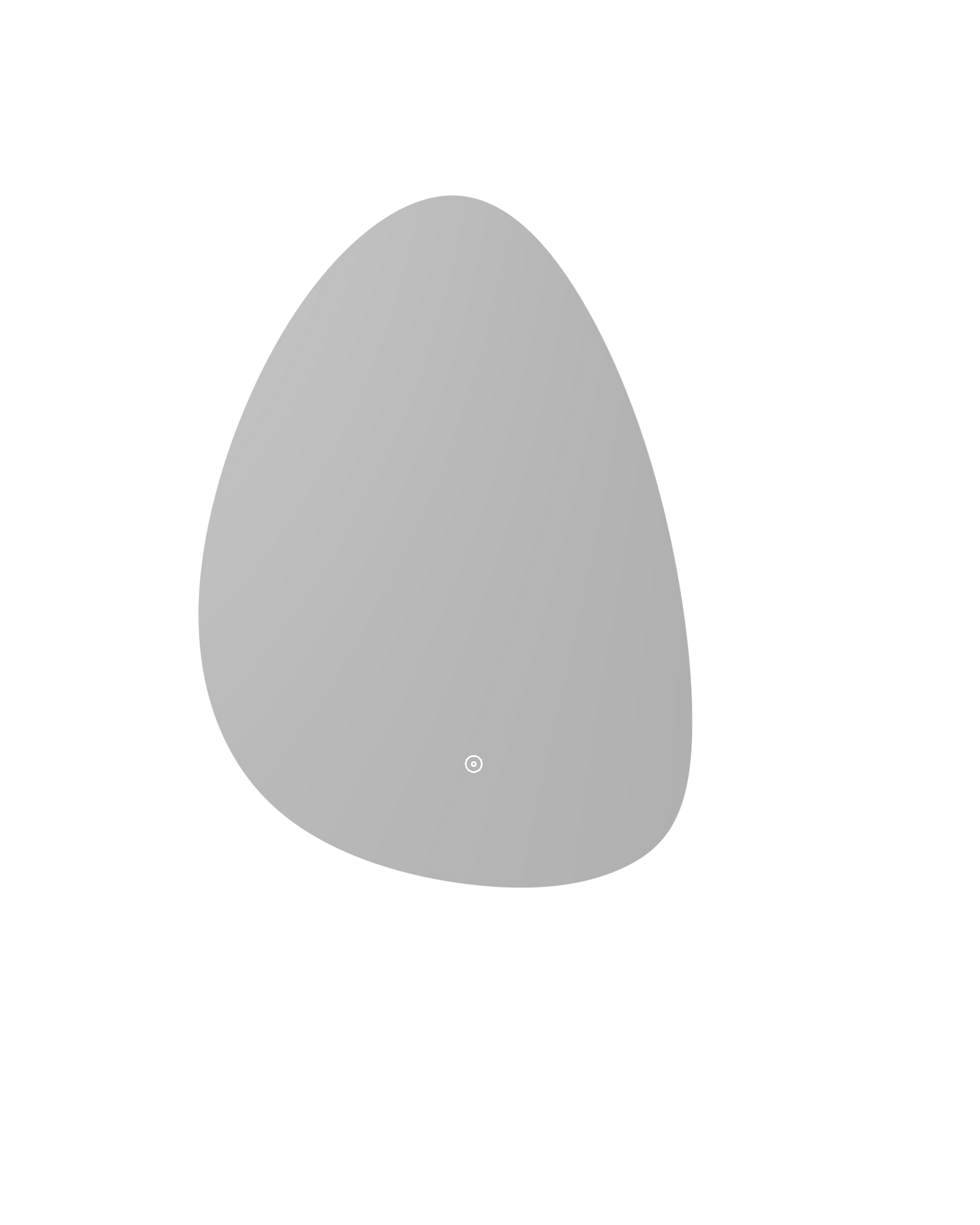 Tailored Sophie pebble led mirror 3070