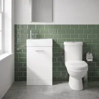 nuie Mayford 480mm Floor Standing Compact Cloakroom Suite