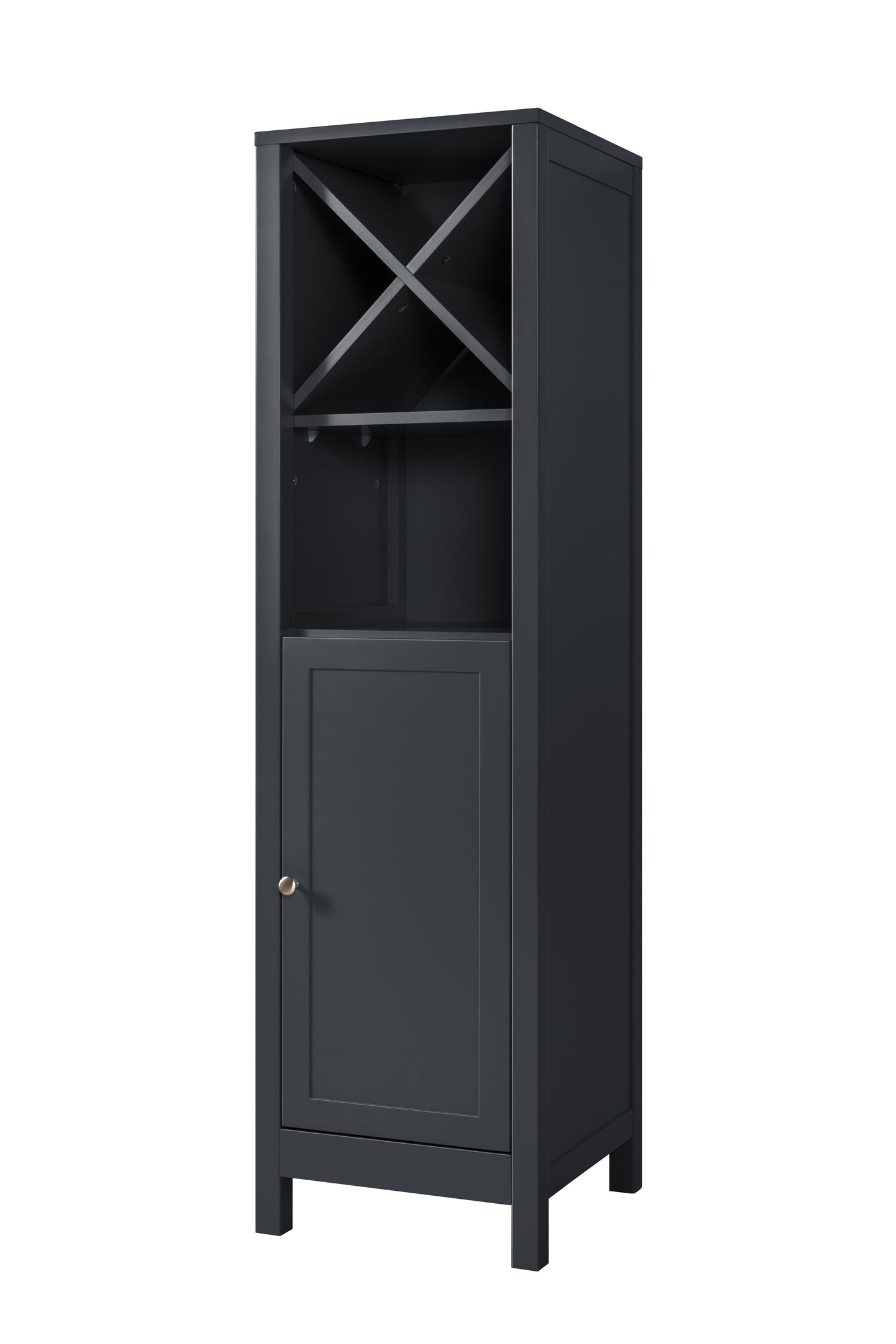 Turin tall boy unit with open shelf available in 3 colours TIS4019, TIS4059, TIS4175