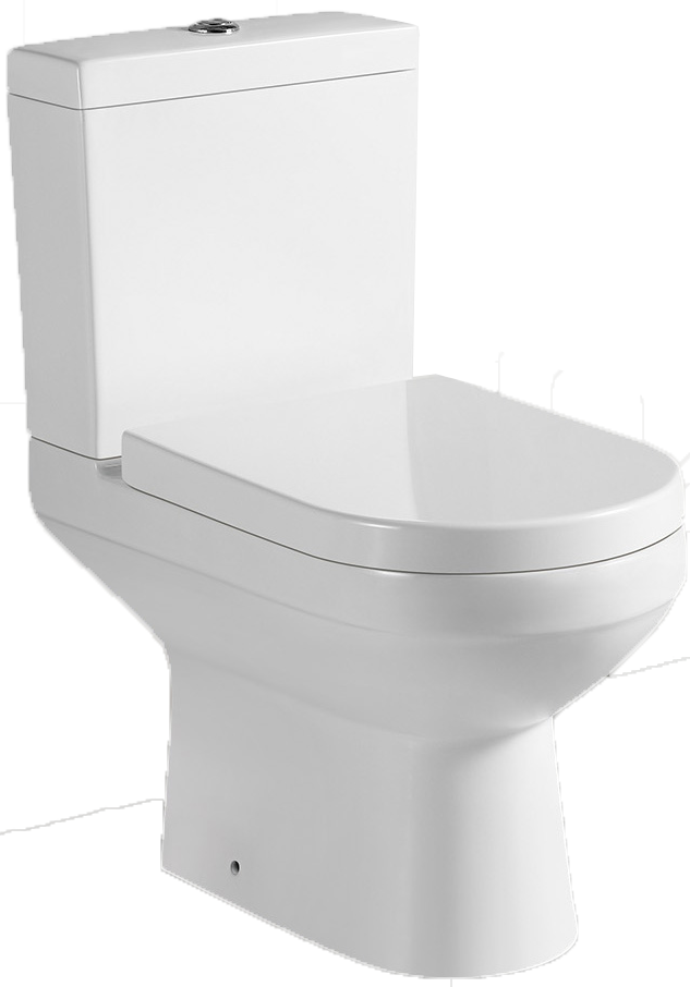 Tailored Florence Close Coupled D Shape Toilet with Seat TIS6001