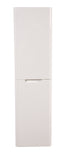 Monza Tall Boy wall hung 2 door bathroom cabinet gloss white