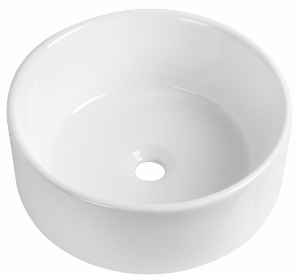 Rimini round ceramic counter top basin 415mm