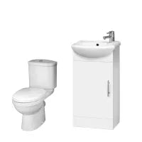 nuie Mayford 420mm Floor Standing Compact Cloakroom Suite