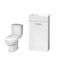 nuie Mayford 480mm Floor Standing Compact Cloakroom Suite