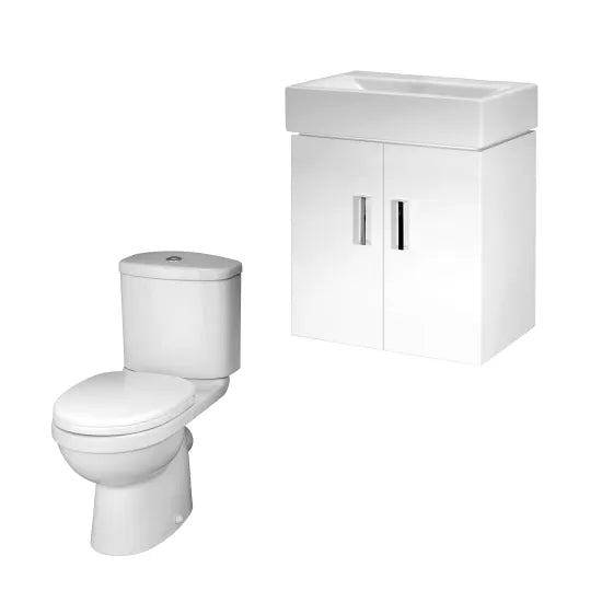 nuie Mayford 450mm Wall Hung Cloakroom Suite