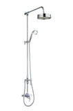 Beaumaris exposed dual shower in chrome TIS0285