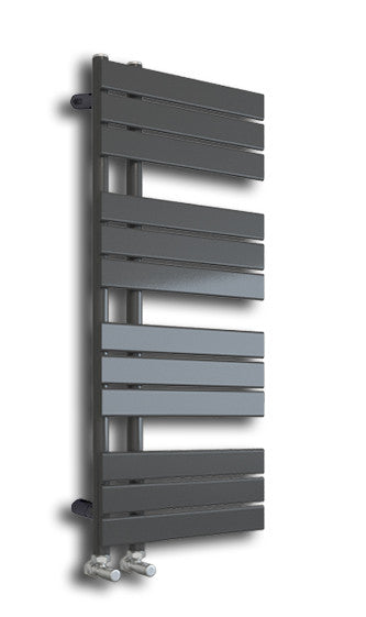 Wellington 1122x500 Anthracite grey designer offset towel radiator TIS2098