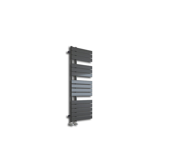 Wellington 1292x500 Anthracite grey designer offset towel radiator TIS2099