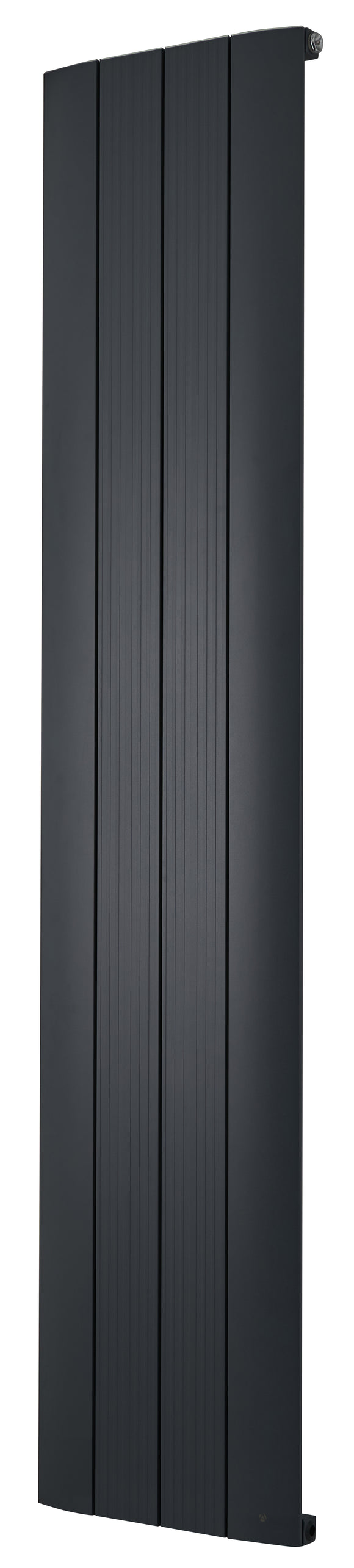 Taupo aluminium Designer radiator Black 1800x375mm