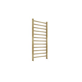 Sanson Brushed brass 1200x500mm towel radiator