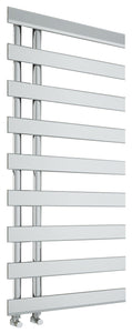 Milton Designer offset towel radiator 1564x500mm chrome