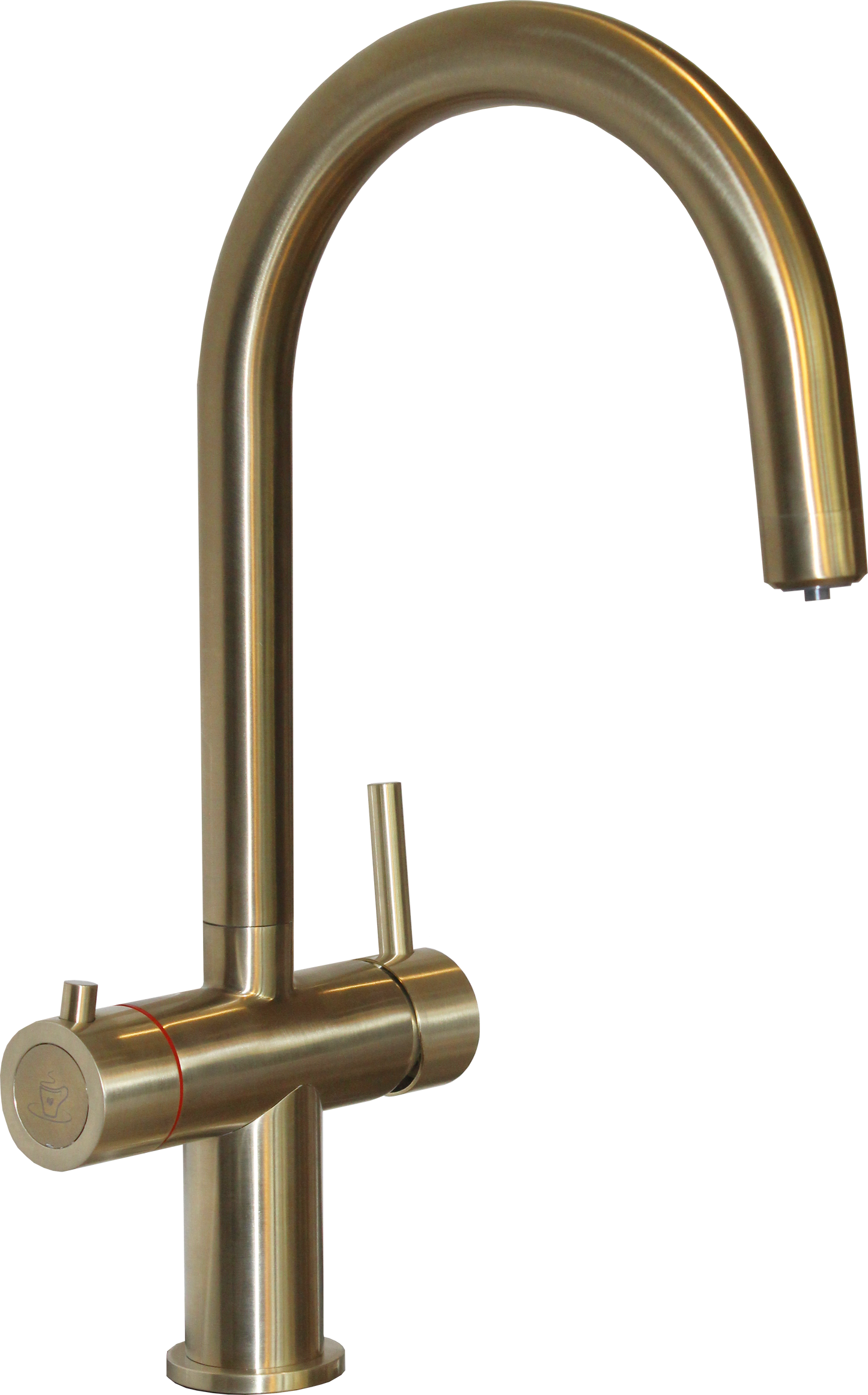 Tailored Hot steam 3.0 Brushed brass 3 in 1 instant boiling kitchen mixer tap and filter TIS5123