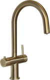 Tailored Hot steam 3.0 Brushed brass 3 in 1 instant boiling kitchen mixer tap and filter TIS5123