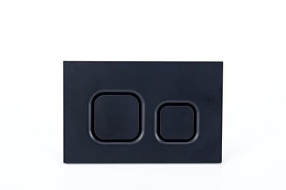 Concealed cistern and frame for wall hung pan with Black plate
