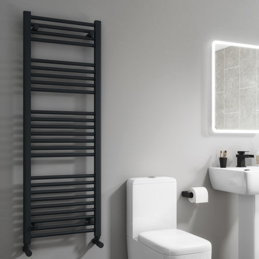 Arley LoCo Anthracite towel rail radiators 3 sizes