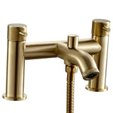 Trise verdura brushed brass bath shower mixer TT772