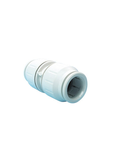 JG Speedfit white 22mm push fit coupler