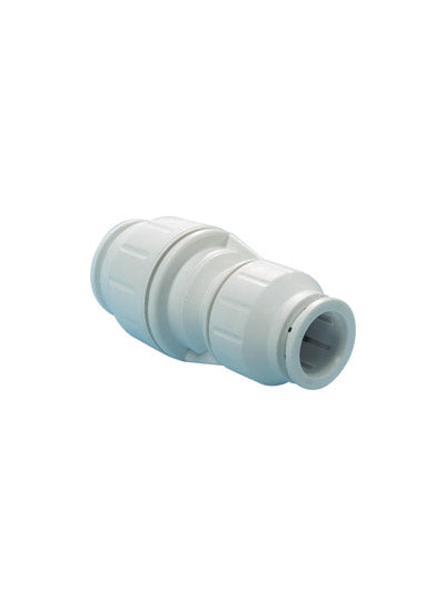 JG Speedfit white 22mm to 15mm reducing push fit coupler