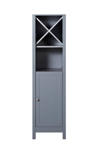 Turin tall boy unit with open shelf available in 3 colours TIS4019, TIS4059, TIS4175