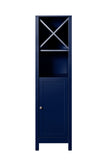 Turin tall boy unit with open shelf available in 3 colours TIS4019, TIS4059, TIS4175