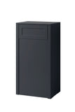 Turin 500mm WC unit available in 3 colours Grey, Sapphire and shadow grey