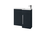 Verona L-Shape 900 vanity set with ceramic basin 3 colours available Right hand