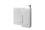 Verona L-Shape 900 vanity set with ceramic basin 3 colours available Right hand