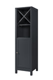 Turin tall boy unit with open shelf available in 3 colours TIS4019, TIS4059, TIS4175