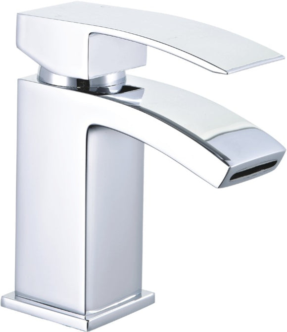 BRECON MODERN CURVE BASIN MIXER TIS5008