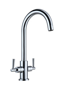 Tailored Monmouth chrome swank neck kitchen tap TIS5051