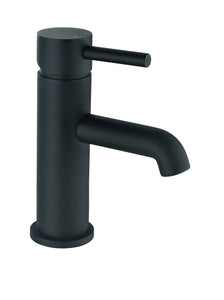 Tailored Chepstow black basin mixer with click waste TIS5107