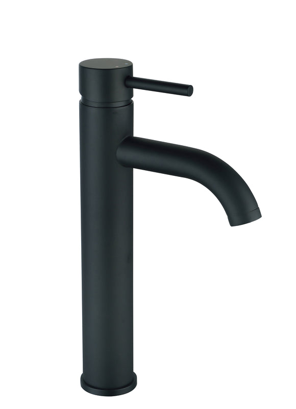 Tailored Chepstow black tall basin mixer TIS5108