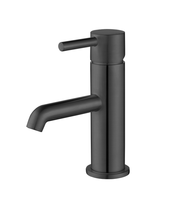 Tailored Chepstow gunmetal basin mixer with click waste TIS5111