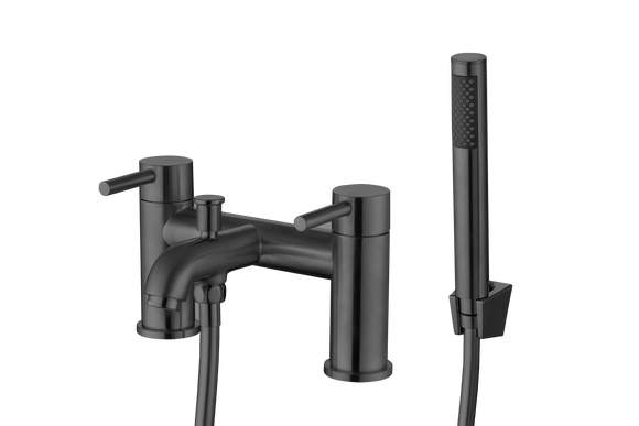 Tailored Chepstow black bath shower mixer TIS5110