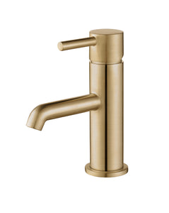 Tailored Chepstow brushed bronze basin mixer and waste TIS5115