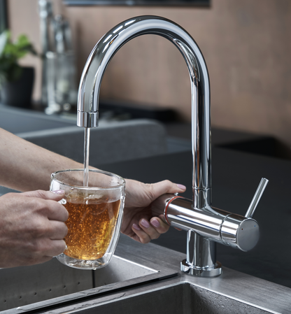 Tailored Hot steam 3.0 chrome  3 in 1 instant boiling kitchen mixer tap and filter TIS5121