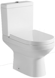 Tailored Florence Close Coupled D Shape Toilet with Seat TIS6001