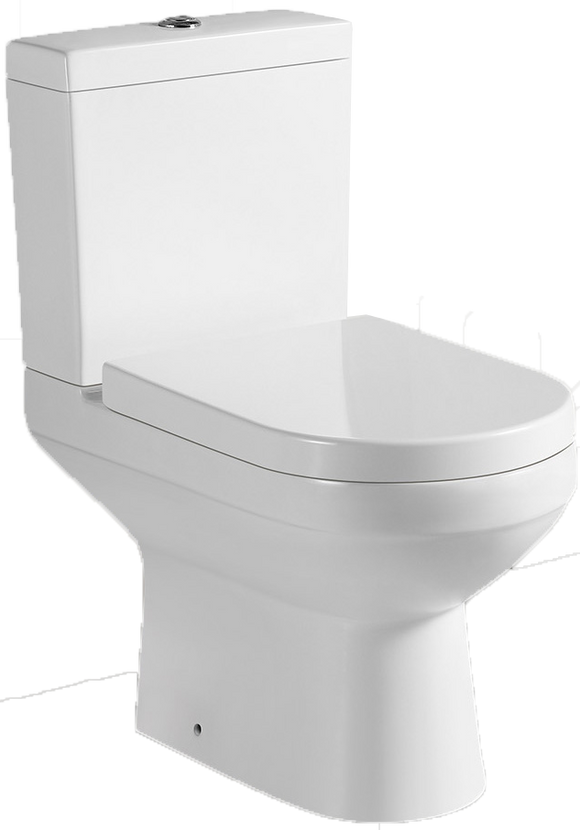 Tailored Florence Close Coupled D Shape Toilet with Seat TIS6001