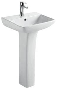 Tailored Seina Tailored 1 Tap Hole Basin and Pedestal TIS6005