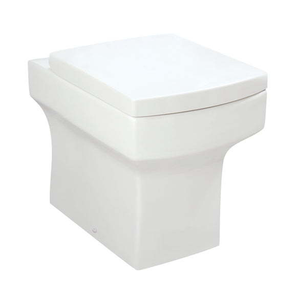 Tailored Braga BTW Square Toilet with Seat TIS6024