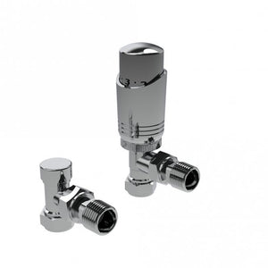 Designer Angled TRV Valve Pack Chrome CR-TRV301A