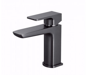 SWANSEA GUN METAL BASIN MONO MIXER TAP WITH FREE WASTE